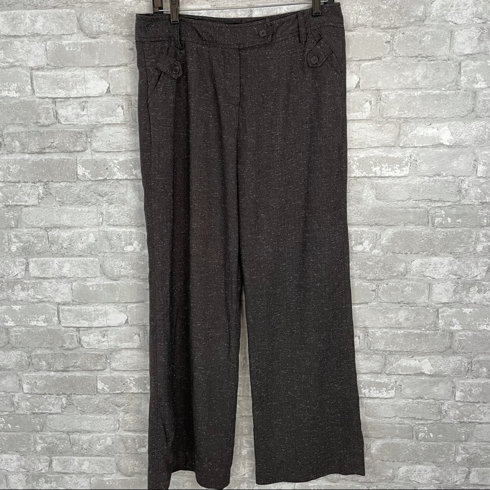Sandro Sportswear Brown Tweed Trousers